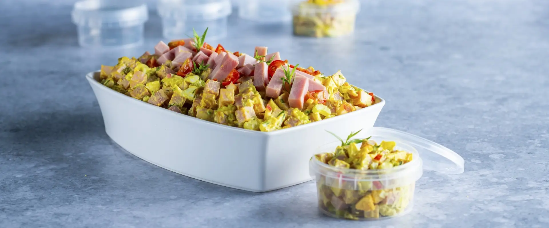 ham&curry-smeersalade