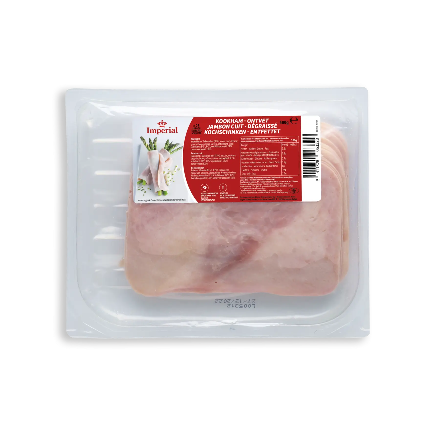 Ontvette Kookham 500 gr